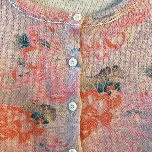 Anthropologie Postmark Devon Floral Printed Cardigan - Picture 9 of 14